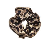 Coleteros elásticos para el pelo con estampado de leopardo para mujer