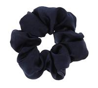 Coleteros elásticos para el pelo con tacto de seda, lazos suaves para el pelo, color azul oscuro