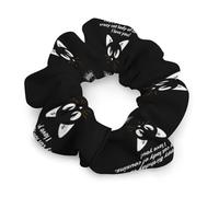 Coleteros elásticos para el pelo con texto en inglés "Happy Birthday to The Crazy Cat", lazos suaves para el cabello, no dañan el cabello, bonitos accesorios para el cabello para mujer