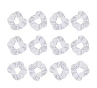 Coleteros elásticos para el pelo de teñido anudado, color blanco, para el cabello, coleteros para el pelo, cuerdas de algodón, accesorios para el cabello