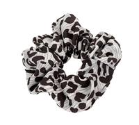 Coleteros grandes con estampado de leopardo, elásticos, ajustables, accesorios para coleta, multicolor, leopardo gris