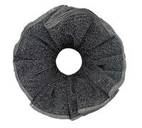 Coleteros para el cabello con purpurina para mujer, anillos elásticos para el cabello, lazo oscuro, coletero para cola de caballo