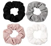 Coleteros para el cabello para mujeres y niñas, bonitos lazos para el cabello rizado grueso, sin arrugas, accesorios para el cabello, cuerdas suaves, soporte para cola de caballo, no daña tu cabello