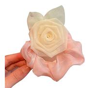 Coleteros para el pelo con diseño de flores para mujer, con diseño de rosas, banda elástica para coleta, con forma de flor