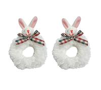 Coleteros para el pelo de felpa con dibujos animados de conejo, diadema para lavar la cara, lindo tocado de animales, accesorio para el cabello, diademas de conejo para mujer, diadema para lavar la