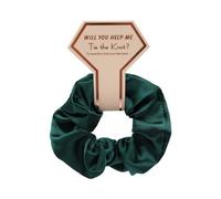 Coleteros para el pelo de satén de color sólido, para dama de honor, boda, fiesta