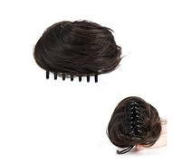 Coleteros para el pelo para mujer, 1 pieza, clip de garra en moño de pelo, extensiones de moño falso desordenado, moño de donut, postizos sintéticos, moño de ballet Updo para mujer, moño de pelo