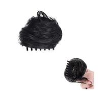 Coleteros para el pelo para mujer, 1 pieza, clip de garra en moño de pelo, extensiones de moño falso desordenado, moño de donut, postizos sintéticos, moño de ballet Updo para mujer, moño de pelo