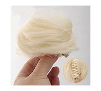 Coleteros Para Moño Para Mujer, 2 Unidades, Orejas De Gato, Moño, Garra, Clip En Moño Desordenado, Mini Extensiones, Accesorio De Peluca, Moño De Pelo Sintético, Postizos Para Mujeres Y Niñas (E)
