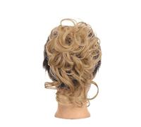 Coleteros para moño para mujer, postizos sintéticos, esponjosos, despeinados, ondulados, extensiones de moño con banda elástica, moño, cola de caballo, piezas de pelo Updo para mujeres y niñas (colo