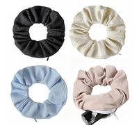 Coleteros Pelo Bolsillo Cremallera Oculta 4 Pcs para Mujer Viaje Escuela