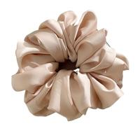 Coleteros Pelo Mujer 1 coletero extragrande de seda sintética, esponjoso, de alta elasticidad, suave y sedoso, de lujo, informal y cómodo for mujer.(Pink)