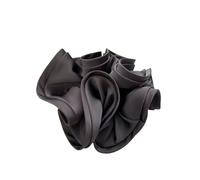 Coleteros Pelo Mujer 2pc Big Hair Tie Ribbon Scrunchies Satin Elastic Band Bow Women Simple Temperament Ponytail Accessories para Accesorios(Grey)