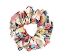 Coleteros pelo mujer 2PC Hair Scrunchies Cherry Blossom Elastic Floral Ponytail Holder For Women Accessories(Light Blue)