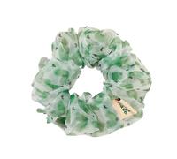 Coleteros pelo mujer 2pc Oversized Printed Chiffon High Elastic Hair Rope Sweet Fabric Scrunchies Accessories(Color2)