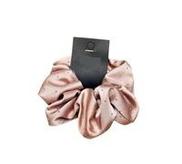 Coleteros Pelo Mujer 2pc Women Silk Scrunchie With Rhinestones Elastic Satin Hair Band Big Tie Balck Crunchy For Accessories para Accesorios(A01-2 Pink)