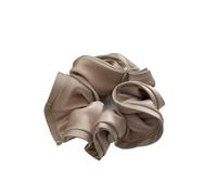 Coleteros Pelo Mujer De Tela 2pc Big Hair Tie Ribbon Scrunchies Satin Elastic Band Bow Women Simple Temperament Ponytail Accessories(Champagne)