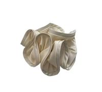 Coleteros Pelo Mujer De Tela 2pc Big Hair Tie Ribbon Scrunchies Satin Elastic Band Bow Women Simple Temperament Ponytail Accessories(White)