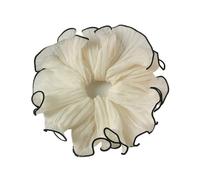 Coleteros Pelo Mujer De Tela 2pc Big Scrunchies Hairties For Bun Hairstyle Hair Bands Hair Accessories For Women Headwear(Beige)