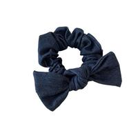 Coleteros Pelo Mujer De Tela 2pc BowKnot Hair Tie Scrunchies For Women Long Ribbon Elastic Band Bow Ponytail Ties Accessories(Color 1)
