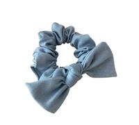 Coleteros Pelo Mujer De Tela 2pc BowKnot Hair Tie Scrunchies For Women Long Ribbon Elastic Band Bow Ponytail Ties Accessories(Color 2)