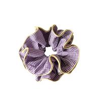 Coleteros Pelo Mujer De Tela 2pc Chiffon Pure Colorful Large Intestine Scrunchies Fabric Elastic Hair Scrunchie(Color4)