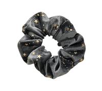 Coleteros Pelo Mujer De Tela 2pc Velvet Star Scrunchies Elastic Hair Bands Women Headbands Ponytail Holder Ties Winter Accessories(GREY)