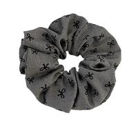 Coleteros Pelo Mujer De Tela 2PCS Polka Dot Hair Ties Rope Women Large Size Heart Bowknot Printed Scrunchies Hairband Ponytail Holder Headwear(Color 2)