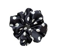 Coleteros Pelo Mujer De Tela 3pc Leopard Print Oversized Scrunchie For Women Elastic Big Hair Tie Girls Black Rubber Bands Retro Rope(Color 7)