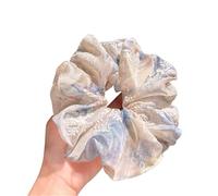 Coleteros Pelo Mujer De Tela 3pc Leopard Print Oversized Scrunchie For Women Elastic Big Hair Tie Girls Black Rubber Bands Retro Rope(Color 11)