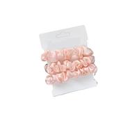 Coleteros Pelo Mujer De Tela 3pcs/set Woman Silk Hair Scrunchies Set Solid Colors Rubber Band Ponytail Holders Ties Women Accessories(Color 2)