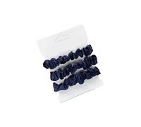 Coleteros Pelo Mujer De Tela 3pcs/set Woman Silk Hair Scrunchies Set Solid Colors Rubber Band Ponytail Holders Ties Women Accessories(Color 12)