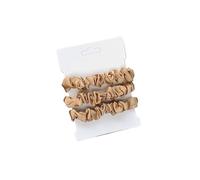 Coleteros Pelo Mujer De Tela 3pcs/set Woman Silk Hair Scrunchies Set Solid Colors Rubber Band Ponytail Holders Ties Women Accessories(Color 4)