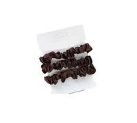 Coleteros Pelo Mujer De Tela 3pcs/set Woman Silk Hair Scrunchies Set Solid Colors Rubber Band Ponytail Holders Ties Women Accessories(Color 6)