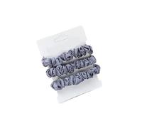 Coleteros Pelo Mujer De Tela 3pcs/set Woman Silk Hair Scrunchies Set Solid Colors Rubber Band Ponytail Holders Ties Women Accessories(Color 11)