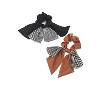 Coleteros Pelo para Cola de Caballo, 2 Uds Nudo De Lazo Cabeza Cuerda Mujeres Atar Una Cola De Caballo Bufanda Banda Para El Cabello Anillo Para El Cabello Accesorios Para El Cabello Gomas de Pelo Muj