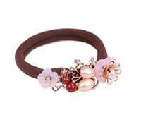 Coleteros Pelo para Cola de Caballo, Accesorios Antiguos Para El Cabello, Anillo Para El Cabello De Estilo Étnico, Cuerda Elástica Alta Para La Cabeza, Banda De Goma Gomas de Pelo Mujer