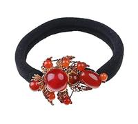 Coleteros Pelo para Cola de Caballo, Anillo Para El Cabello Cuerda Para La Cabeza Accesorios Para El Cabello Atado Cola De Caballo Medio Atado Banda De Goma Para El Cabello Gomas de Pelo Mujer