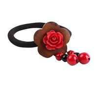 Coleteros Pelo para Cola de Caballo, Gomas Para El Pelo Con Flores, Bandas Elásticas Para El Pelo, Lazos, Soporte Para Cola De Caballo, Accesorios Para El Cabello Gomas de Pelo Mujer