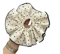 Coleteros plisados de algodón con temperamento retro, grandes y dulces, accesorios for el cabello(Color4)