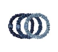 Coleteros Slip Skinny: Antiarrugas, antirotura, SlipsilkDesign protege el cabello delicado | Exclusivo de Amazon. Incluye 3 coleteros de seda pur