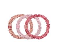 Coleteros Slip Skinny: Antiarrugas y antirotura. SlipsilkDesign protege el cabello delicado. Exclusivo de Amazon. Incluye 3 coleteros de seda pur