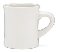 Coletti Taza de café Diner - Tazas de café de cerámica de 11 oz - Juego de gres Liso Retro Pesado de los años 50 para Restaurante, Comedor, hogar y más - Ahorro en lavavajillas y microondas