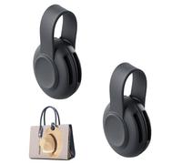 Colexy 2 Clips de Magnético para Sombrero de Viaje,Exterior,Accesorios Portátiles para Bolso Mochila Equipaje,Acompañante de Sombrero para Mujeres Niños Adultos (Negro)