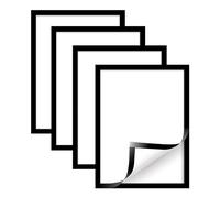 Colexy 4marcos de 25 x 35 cm, marco magnético negro y 5D autoadhesivo para pintura de diamantes