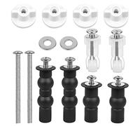 Colexy 5 Pares Fijación Para Tapa de Inodoro, Bisagras Tapa WC de Asiento, Tornillo de Expansion Tapa WC para Asiento de Inodoro, Tornillo de Fijación de la Tapa del Inodoro, Piezas de Inodoro