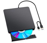 Colexy BLU-Ray con Reproductor de DVD/BD de Lectura/Escritura, Grabadora Externa de BLU Ray CD DVD USB 3.0 y Type-C CD/DVD grabadora con 2 Ranuras USB y SD/TF para Laptop, MacBook, PC de Escritorio