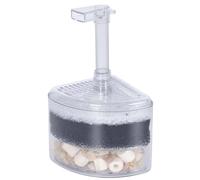 Colexy Corner Filtro Interno, Filtro De Esponja con Piedra de Aire, Filtros de Esquina de Pecera Filtro de Acuario Ronda filtrar Esponja, para Acuario Fry Shrimp Nano, XY-2008