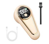 Colexy Quita Pelusas Ropa, Quitapelusas Eléctrico Recargable USB, Quitapelusas con Pantalla Digital Inteligente, Maquina Quitar Bolitas, Máquina Quitar Bolitas para Ropa, Sofá, Manta (Caqui)