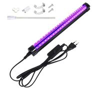 Colexy Tira de luz LED negra, 10 W, USB, barra de luz negra, 395 - 405 nm, lámpara de luz negra ajustable, lámpara portátil UV LED negra con interruptor para fiestas, Halloween, Navidad, decoración